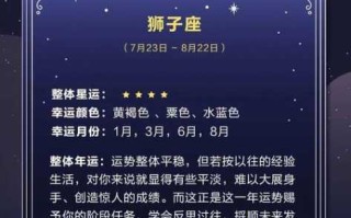 狮子座有第三者吗2021年运势