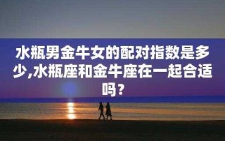 水瓶男和金牛女有成功幸福的吗