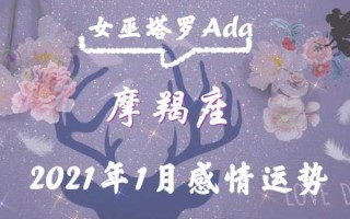 摩羯座2021年1月感情运势完整版