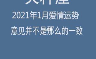 天秤座2021年一月感情运势