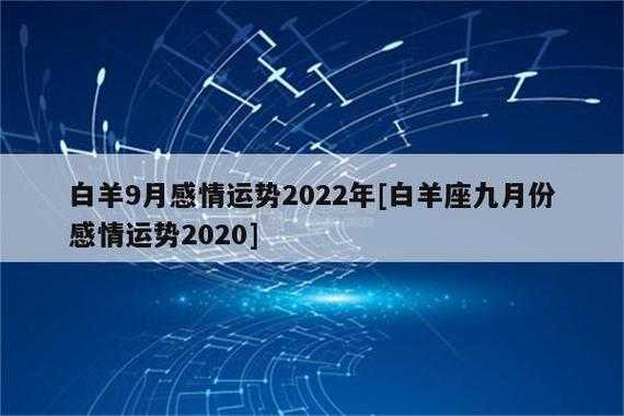 20201白羊座运势