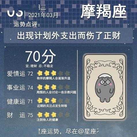 摩羯座感情运势2021年