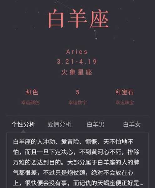 白羊座2020年11月21日运势